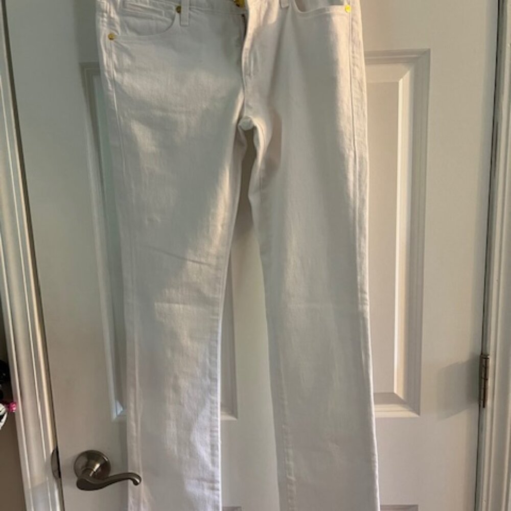 Juicy Jean Couture, White, Straight Leg